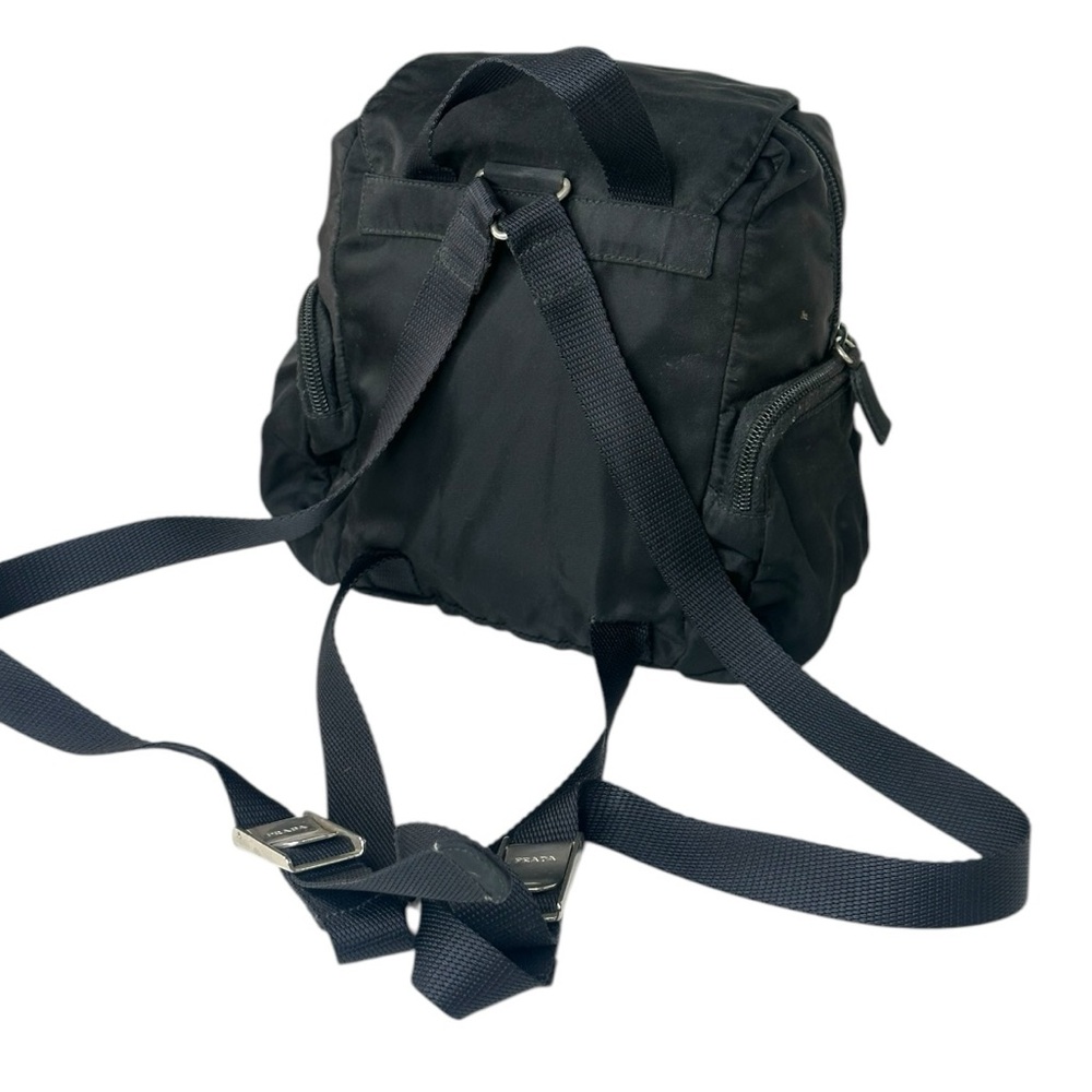 Vintage PRADA Zaino Mini Backpack B5915 Nylon Backpack Triangle Logo Rare Prada - Picture 14 of 15